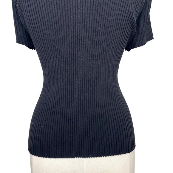 Worthington Retro Chic Cross V-neck Blouse - Picture 10 of 13